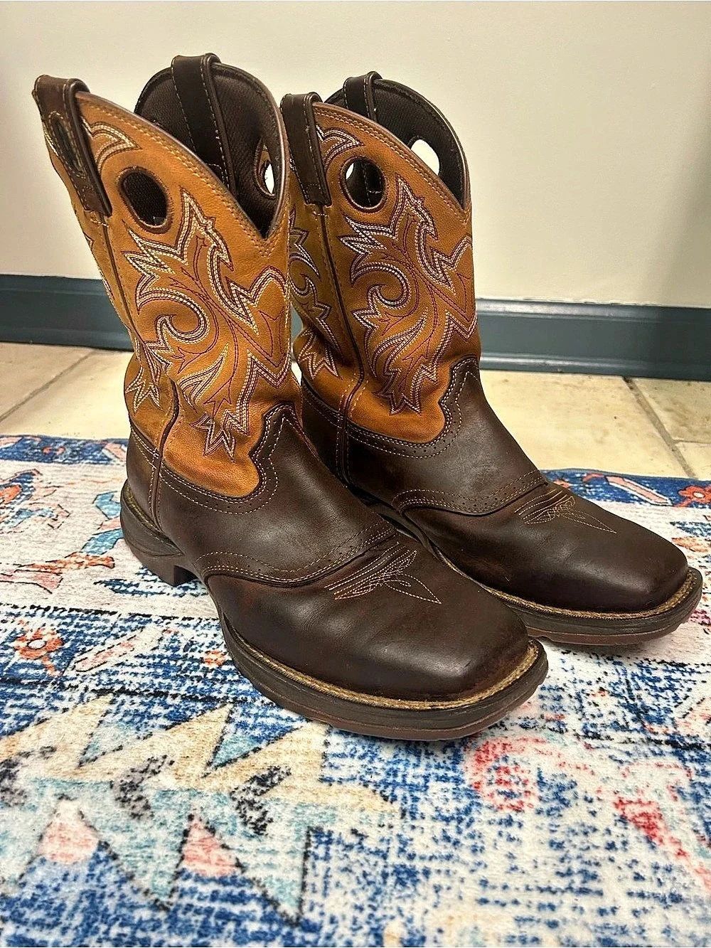 Durango Rebel DB4442 Men's Western Boots Brown US 11.5 EE